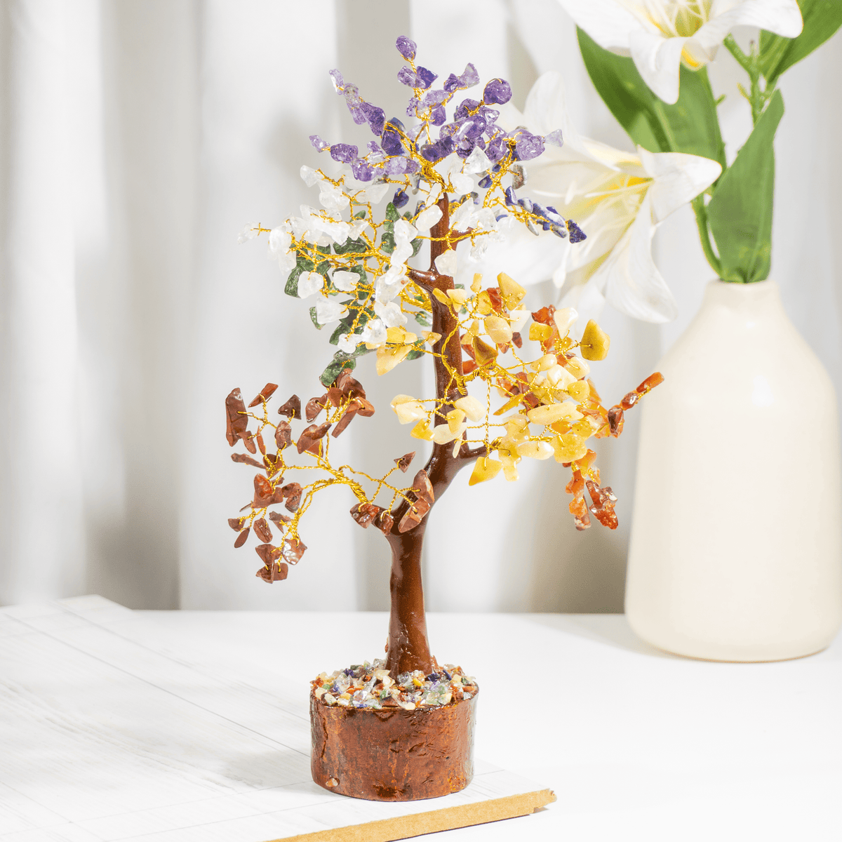 300 Chips Gemstone Tree | 7 Chakra Tree