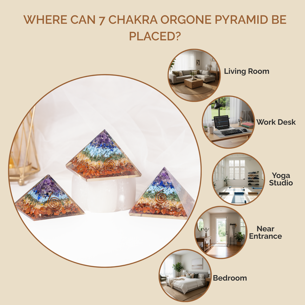 Orgone 7 Chakra Pyramid