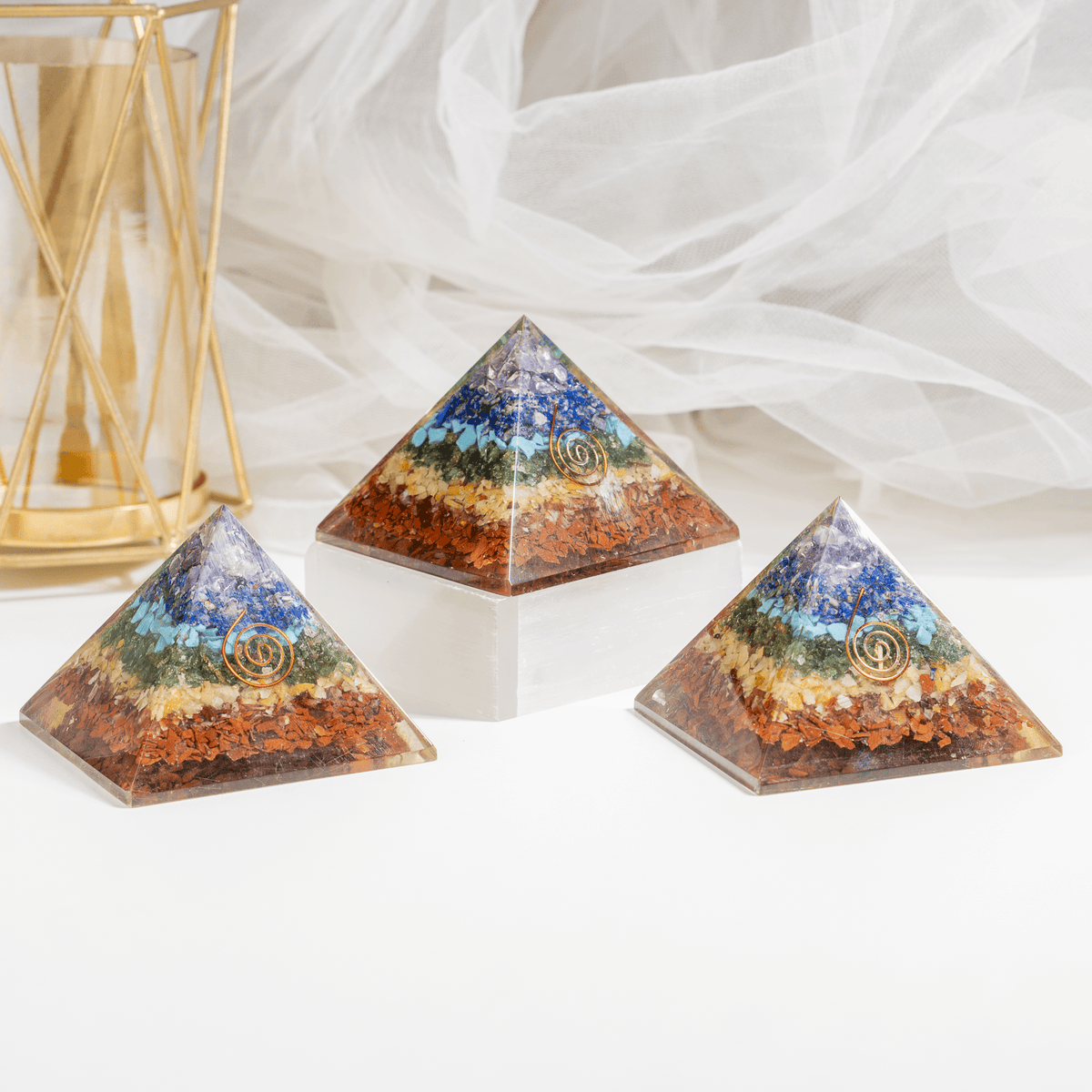 Orgone 7 Chakra Pyramid