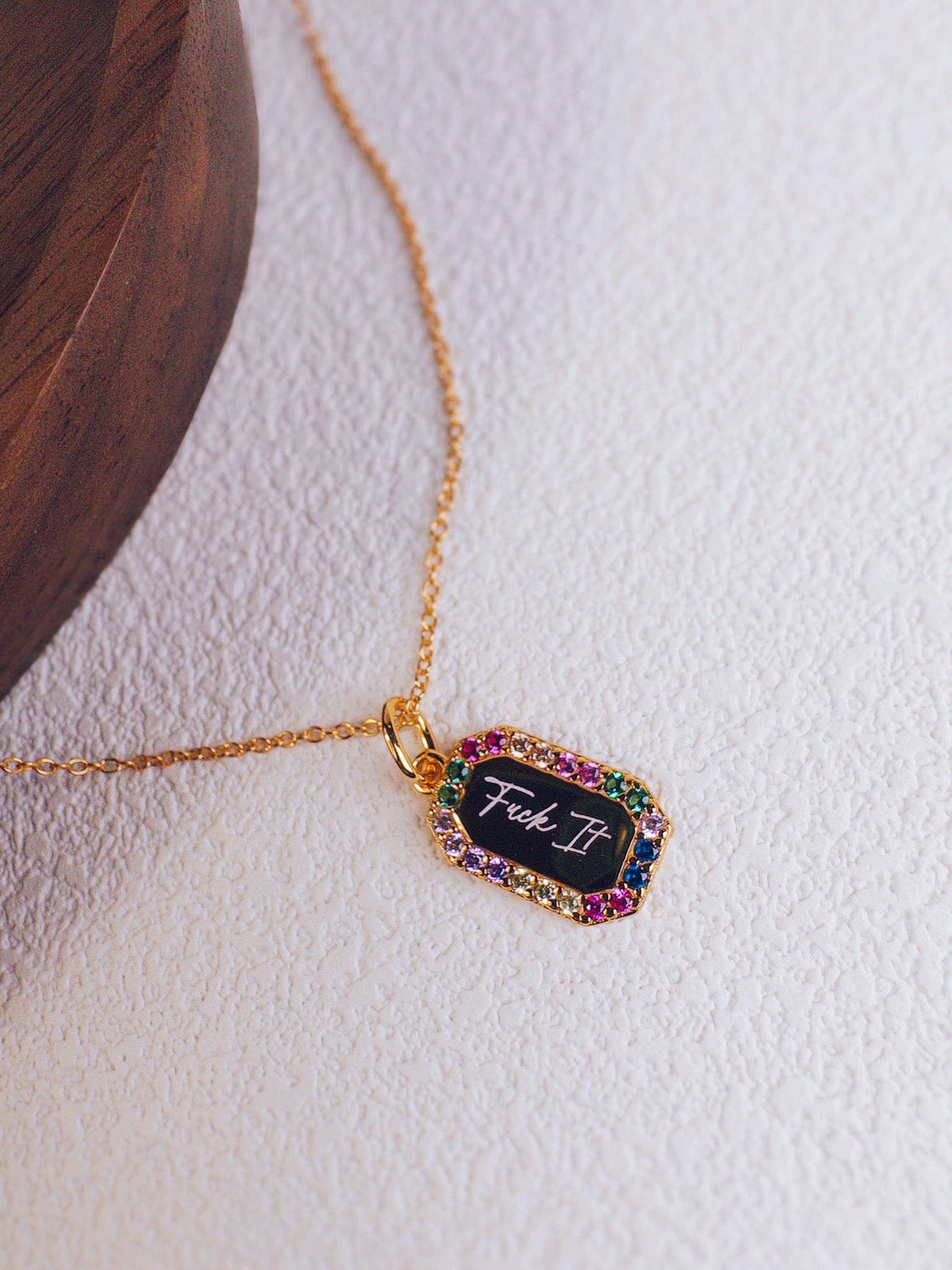 F*ck It Rainbow Necklace