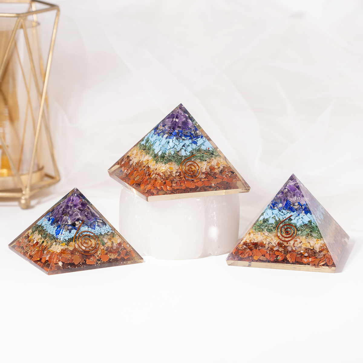 Orgone 7 Chakra Pyramid