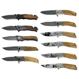 Olive Wooden Handle Pocketknives