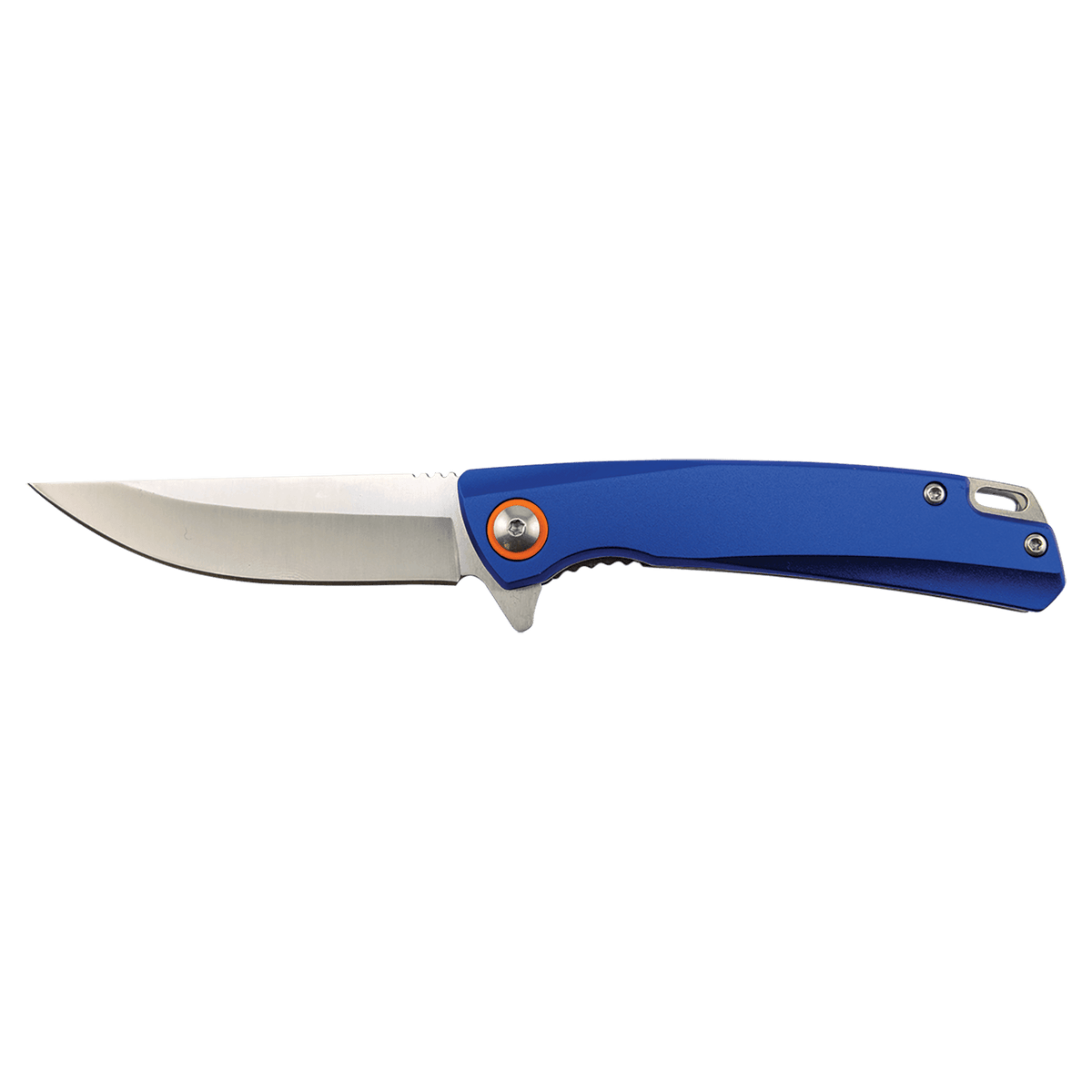 Bison River 4" Blue Everyday Carry Knife with Ball Bearing Open Mechanism