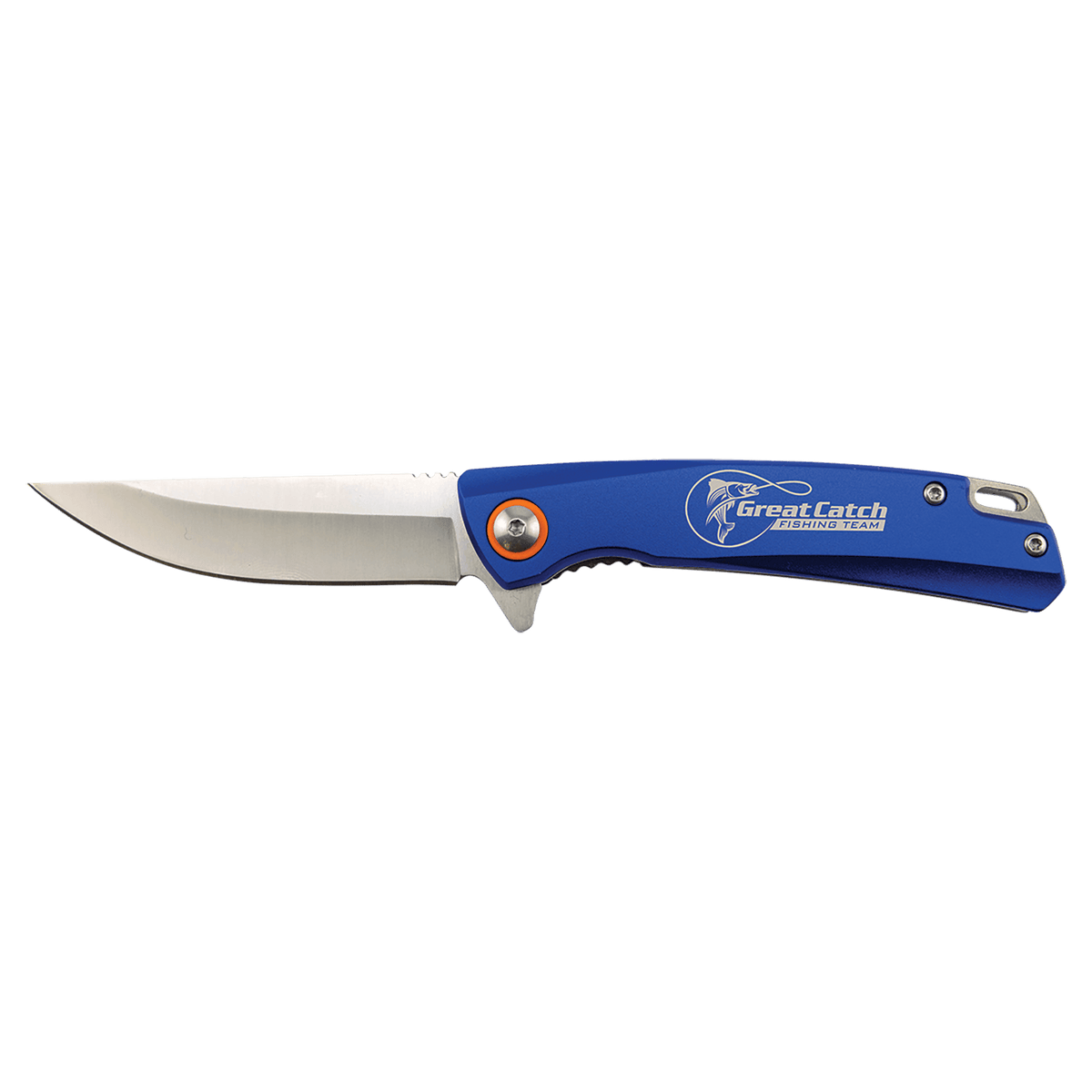 Bison River 4" Blue Everyday Carry Knife with Ball Bearing Open Mechanism