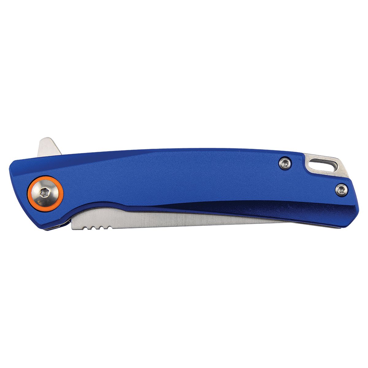 Bison River 4" Blue Everyday Carry Knife with Ball Bearing Open Mechanism