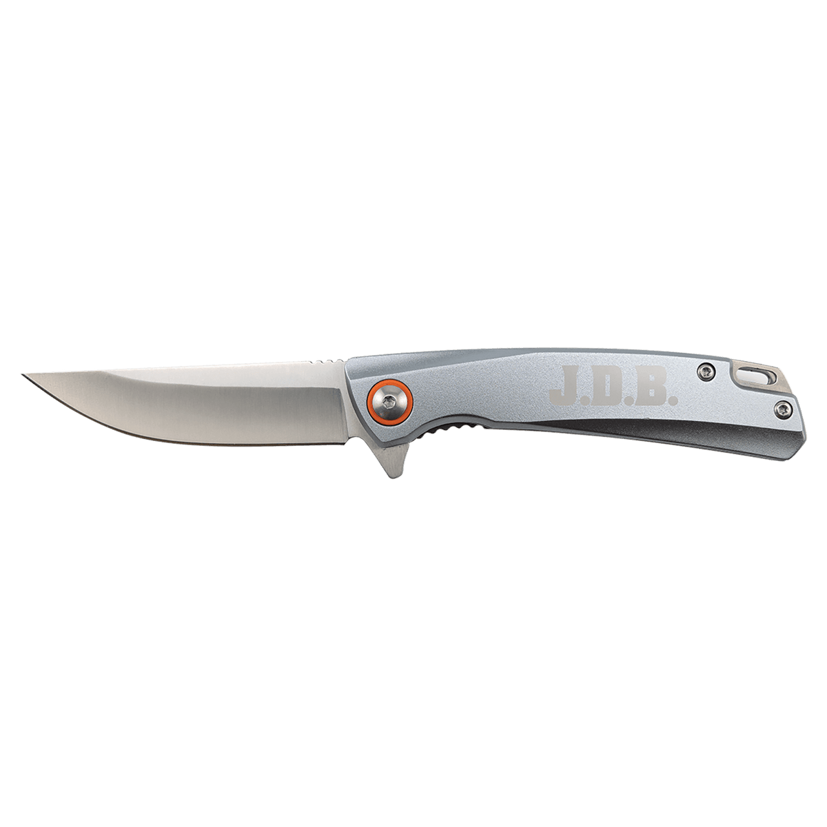 Bison River 4" Gray Everyday Carry Knife with Ball Bearing Open Mechanism