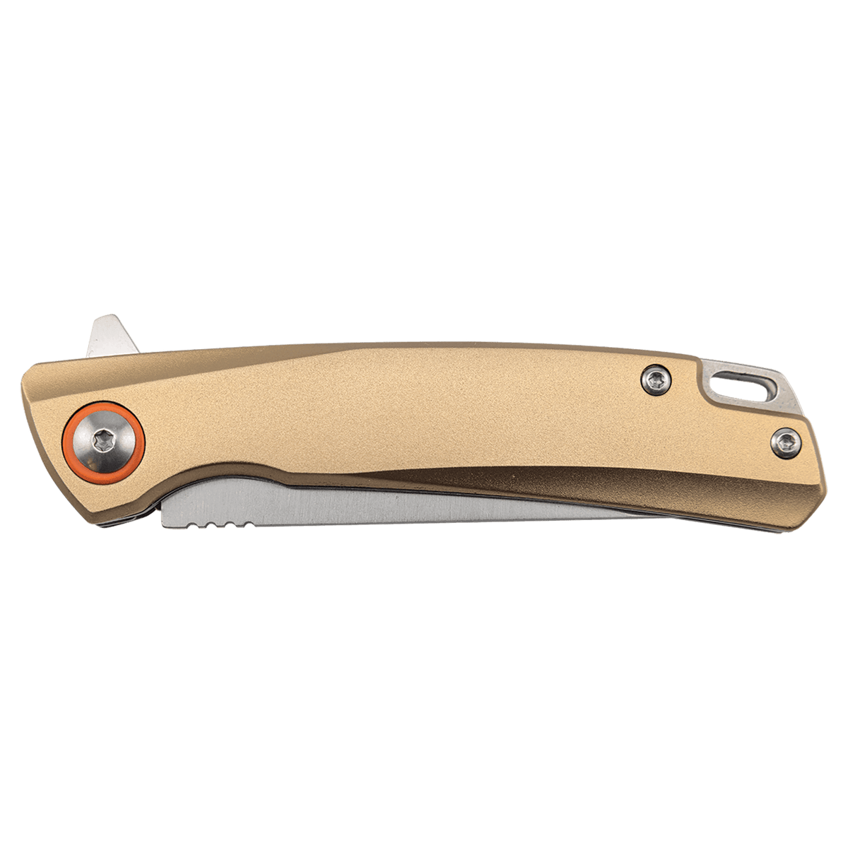 Bison River 4" Sand Everyday Carry Knife with Ball Bearing Open Mechanism