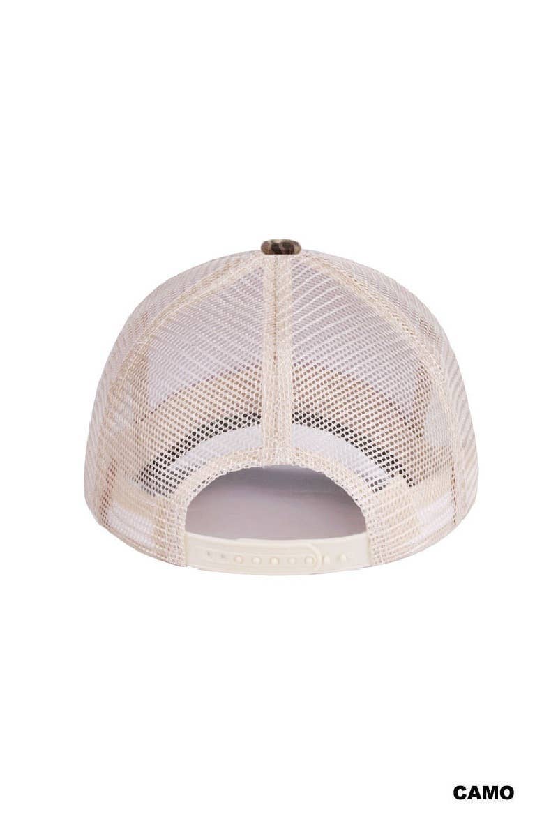Expensive & Difficult Two Tone Mesh Snapback Hat