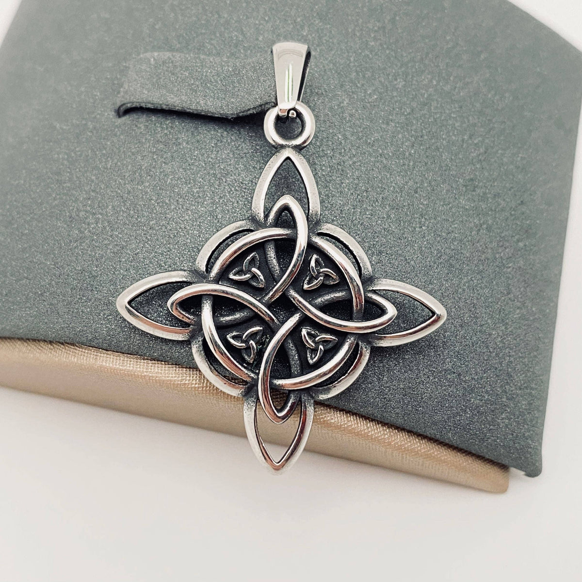 Viking Celtic Knot Stainless Steel Pendant