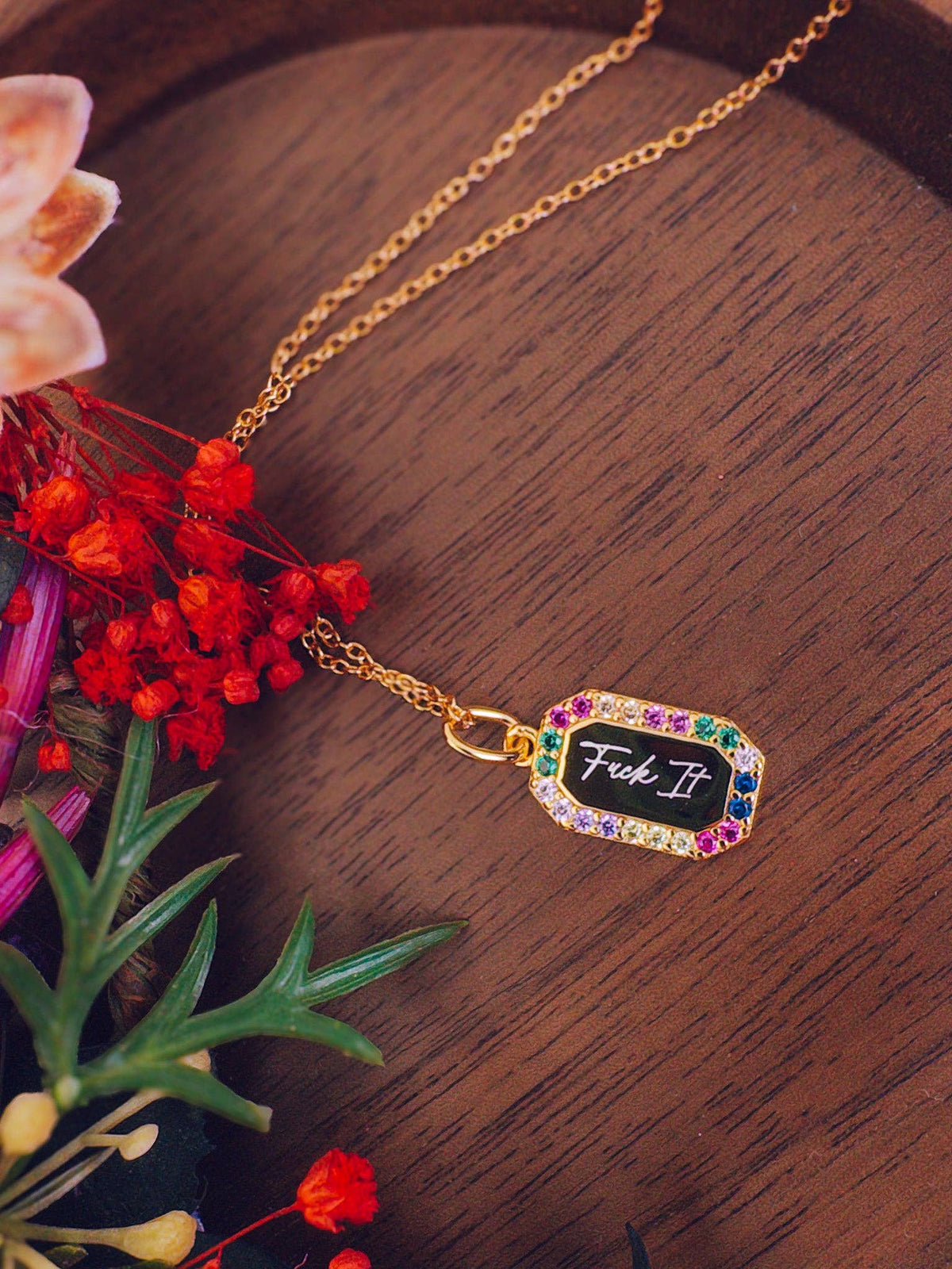 F*ck It Rainbow Necklace