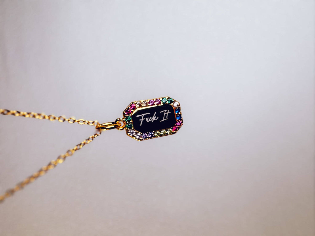 F*ck It Rainbow Necklace