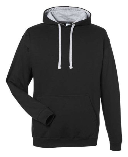 Just Hoods By AWDis JHA003 Adult 80/20 Midweight Varsity Contrast Hooded Sweatshirt