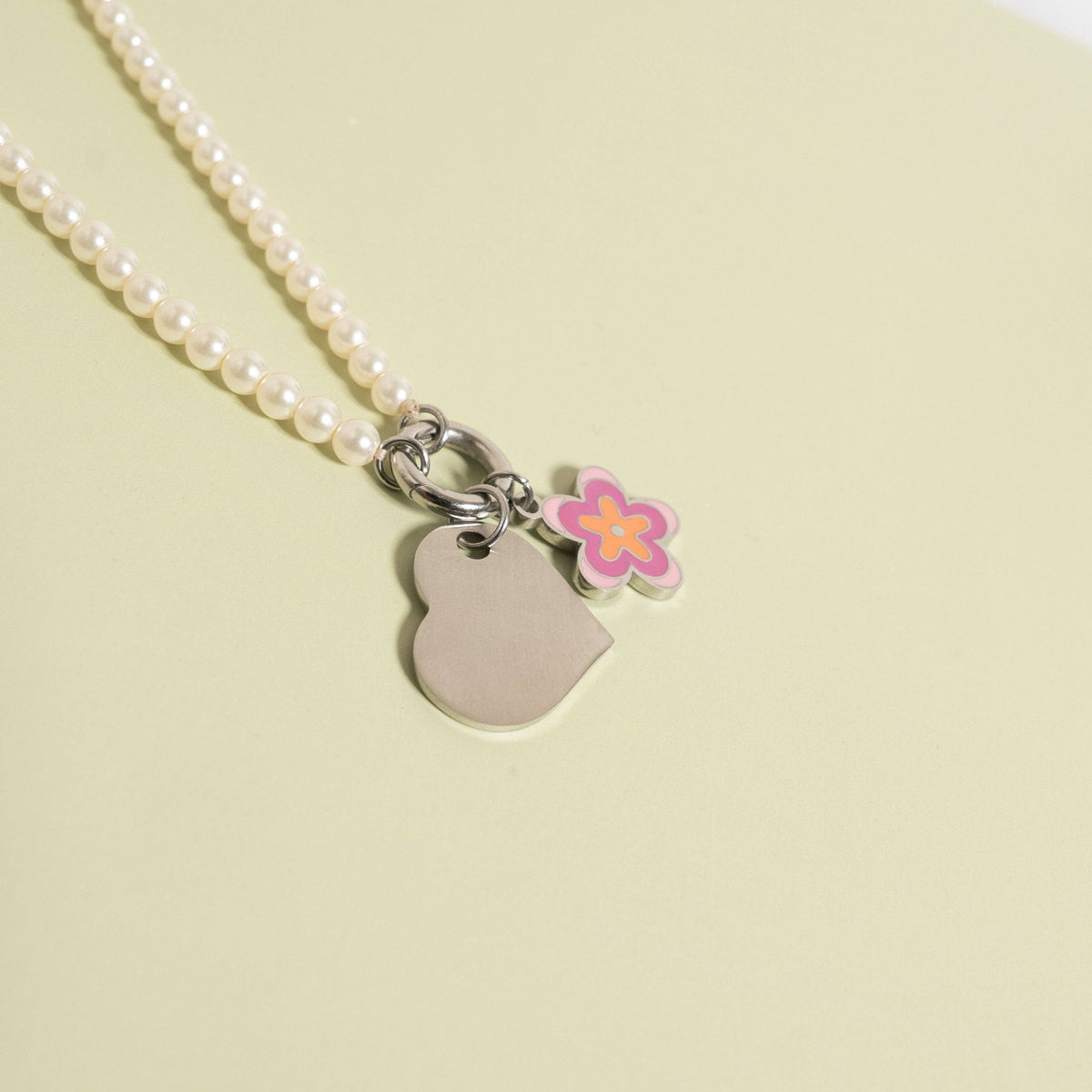 Stainless Steel Polished Heart Pendant