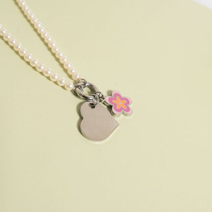 Stainless Steel Polished Heart Pendant