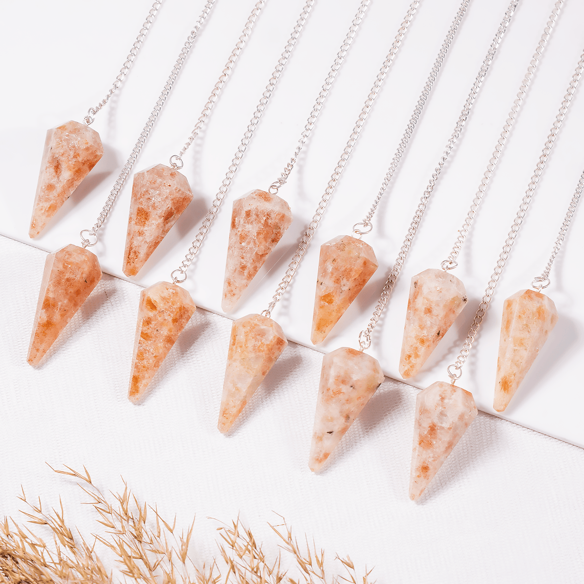 Gemstone Dowsing Pendulum | Chakra Healing Tool | Reiki Tool