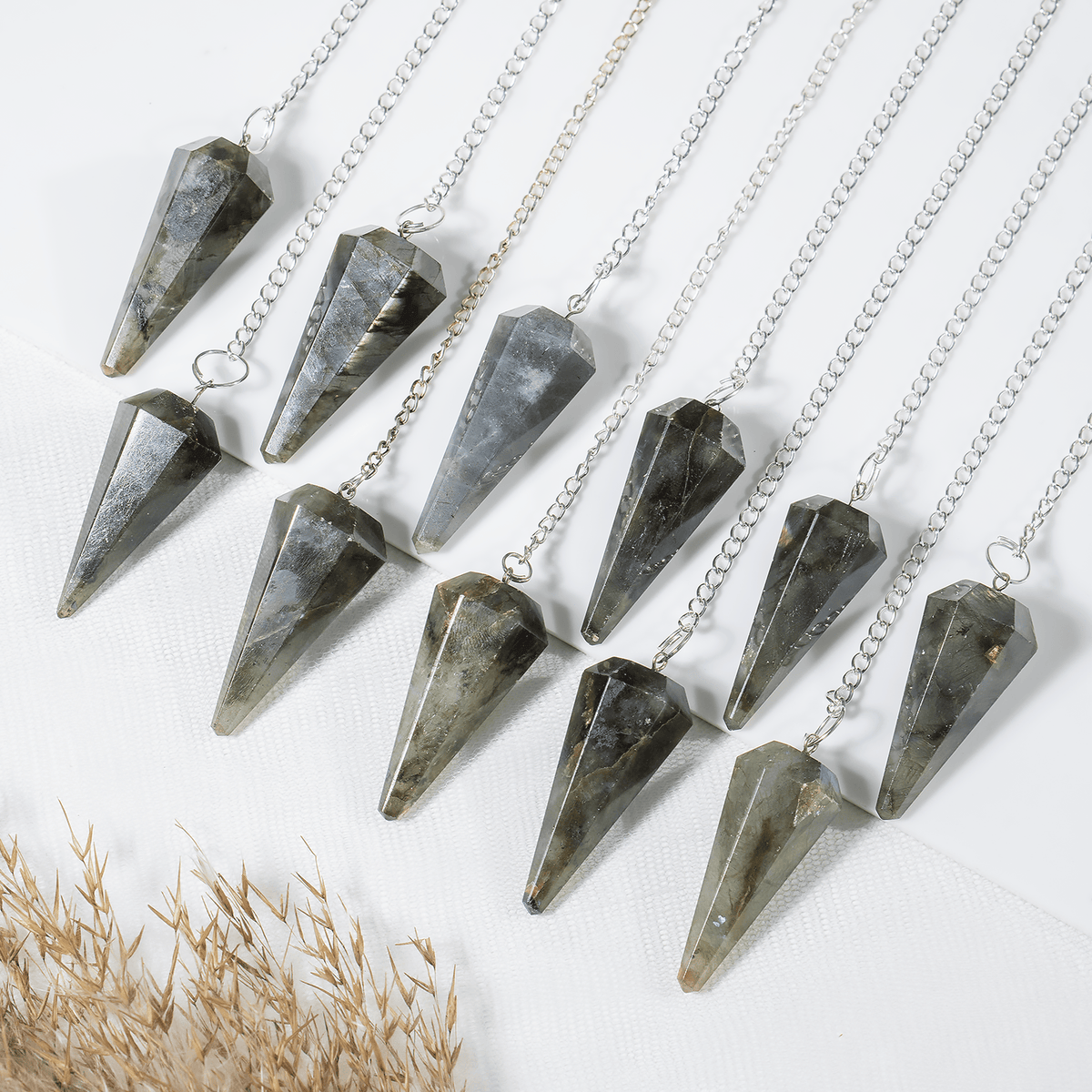 Gemstone Dowsing Pendulum | Chakra Healing Tool | Reiki Tool