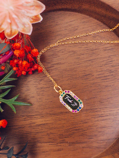 F*ck It Rainbow Necklace