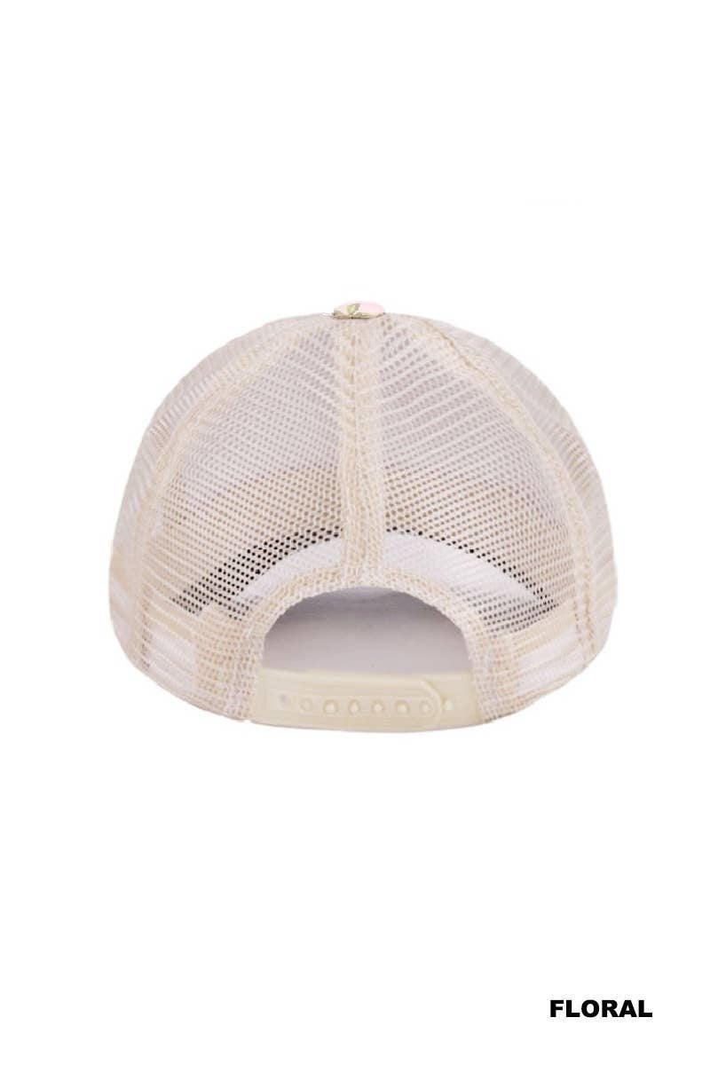 BLESSED Two Tone Mesh Snapback Hat