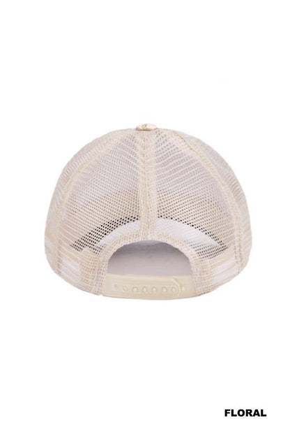 BLESSED Two Tone Mesh Snapback Hat