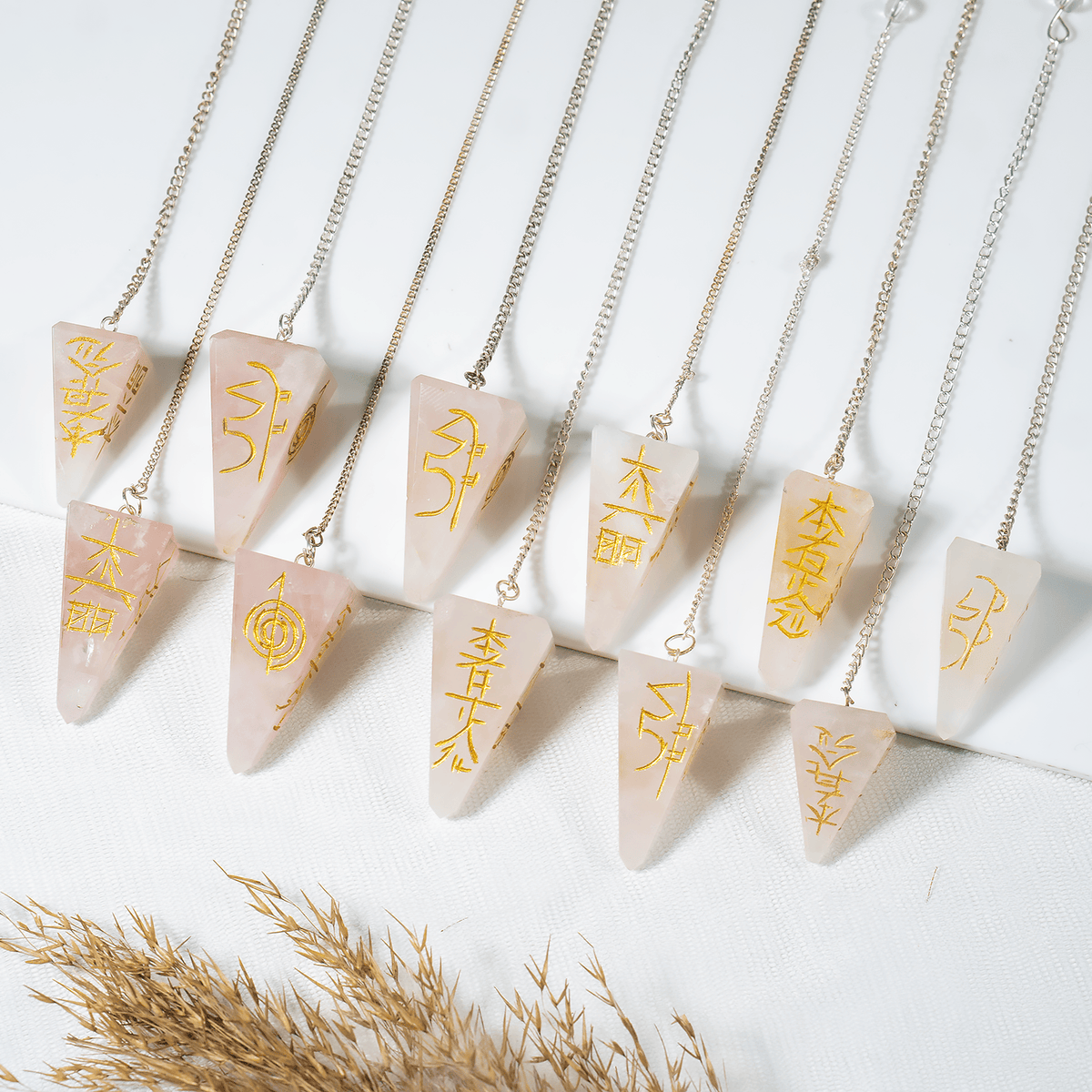 Gemstone Dowsing Pendulum | Chakra Healing Tool | Reiki Tool