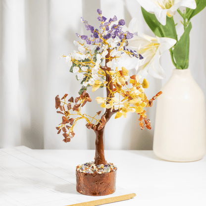 300 Chips Gemstone Tree | 7 Chakra Tree