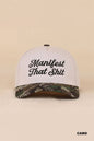 Manifest That Shit Two Tone Snapback Hat