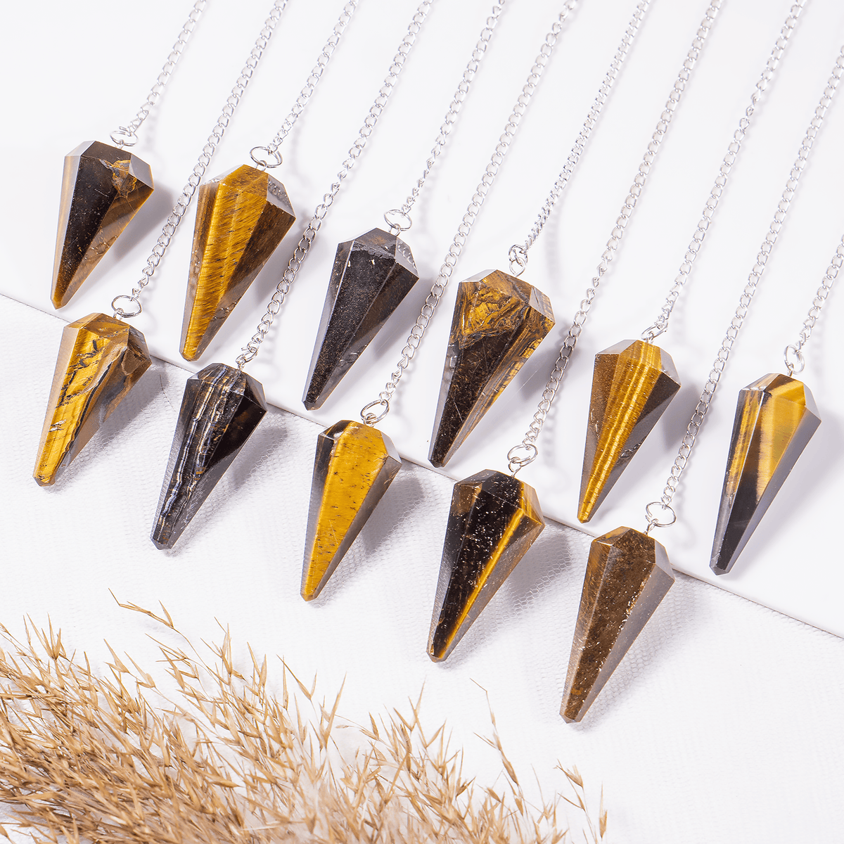 Gemstone Dowsing Pendulum | Chakra Healing Tool | Reiki Tool