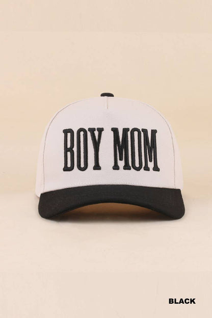 Boy Mom Two Tone Snapback Hat Zenana Consgt.