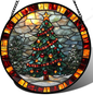 Glass Suncatcher - Christmas Tree