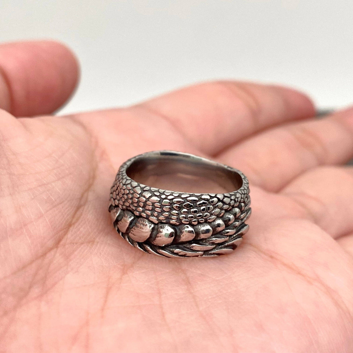 Python Stainless Steel Snake Ring