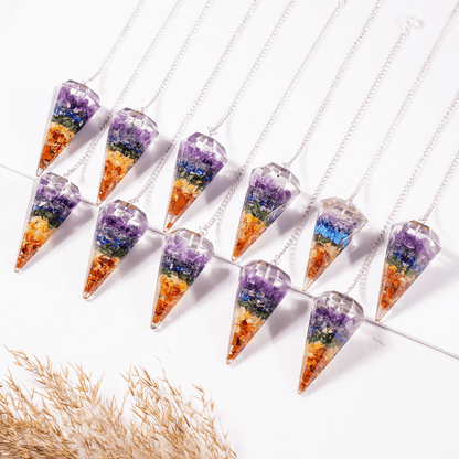 Gemstone Dowsing Pendulum | Chakra Healing Tool | Reiki Tool