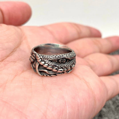 Python Stainless Steel Snake Ring