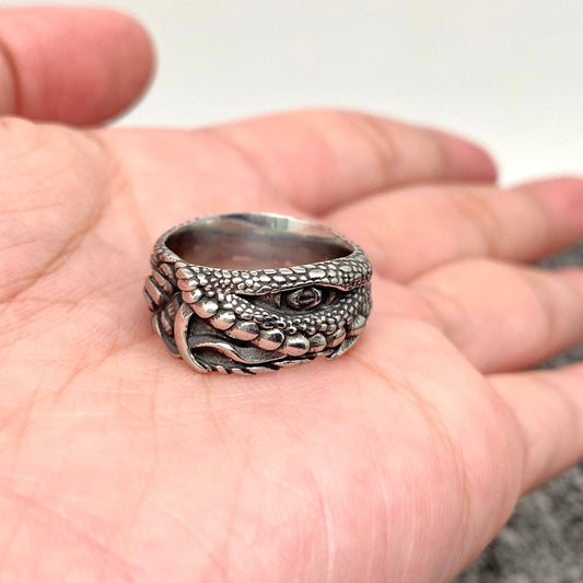 Python Stainless Steel Snake Ring
