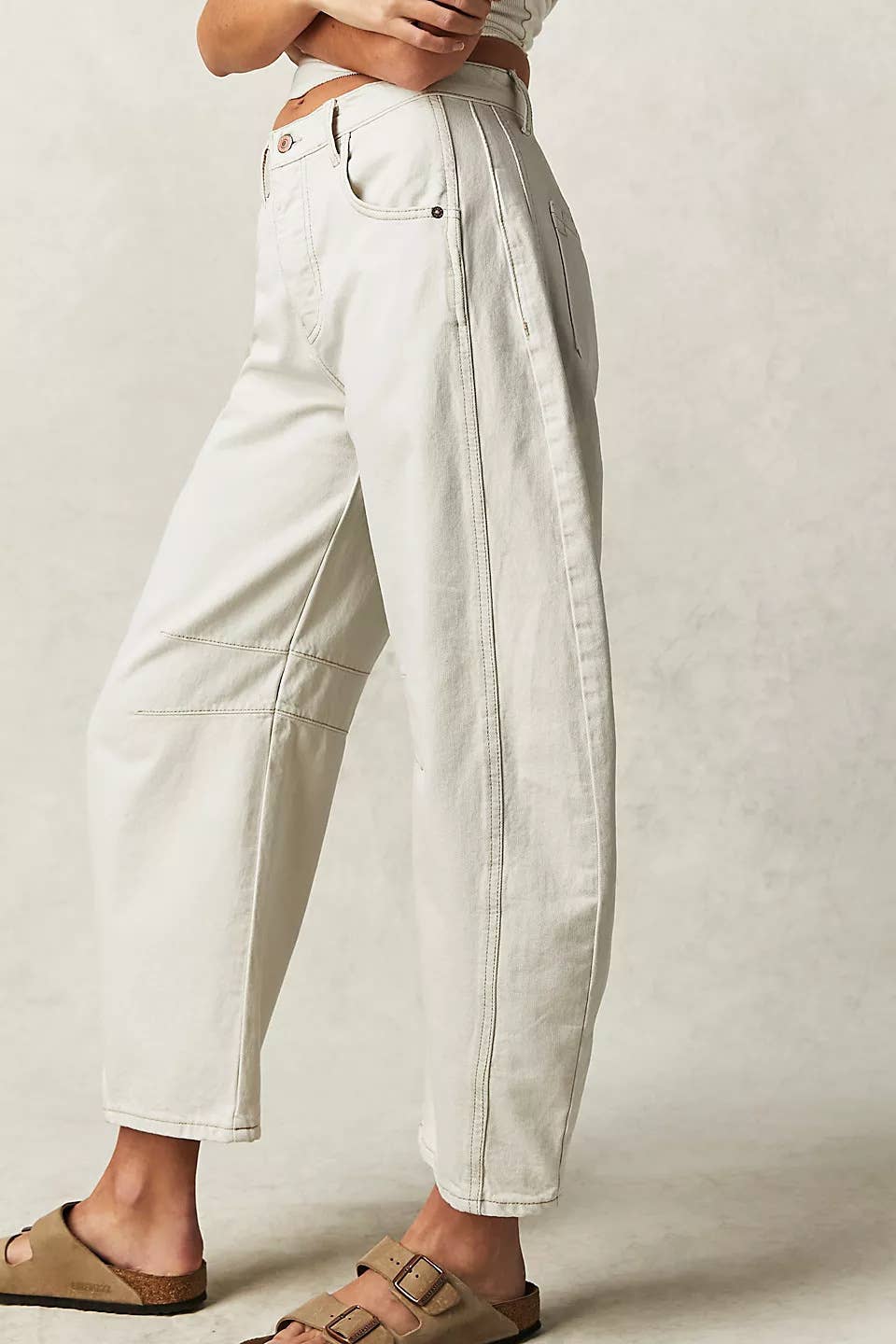 Wide Leg Jeans High Waist Loose Fit