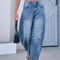 Wide Leg Jeans High Waist Loose Fit