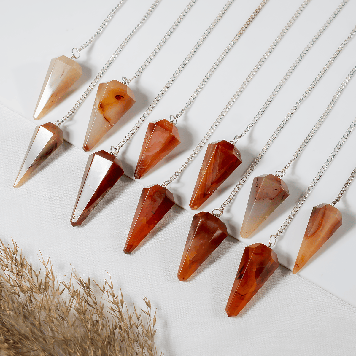 Gemstone Dowsing Pendulum | Chakra Healing Tool | Reiki Tool