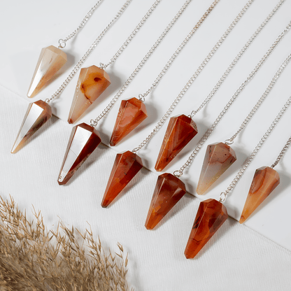 Gemstone Dowsing Pendulum | Chakra Healing Tool | Reiki Tool