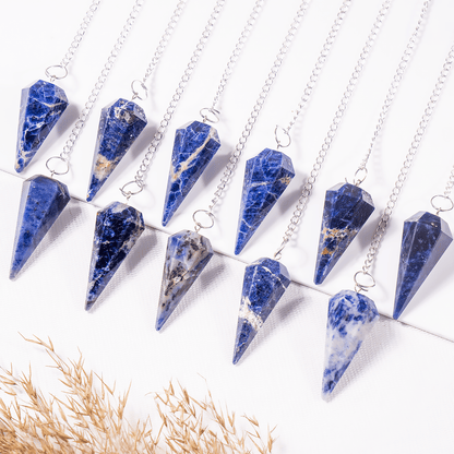 Gemstone Dowsing Pendulum | Chakra Healing Tool | Reiki Tool