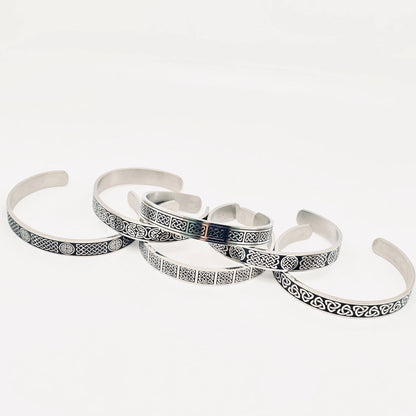 Multi-style Viking Series Stainless Steel Cuff