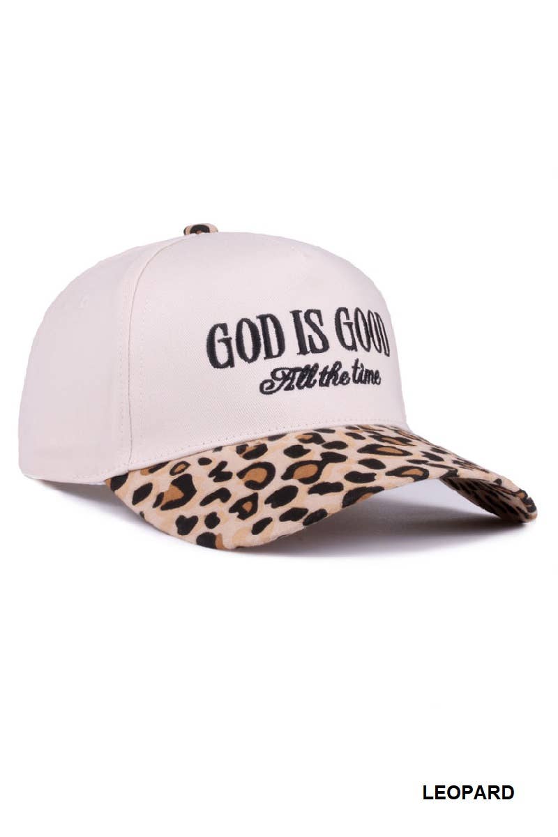 GOD IS GOOD (All the Time) Two Tone Trucker Hat