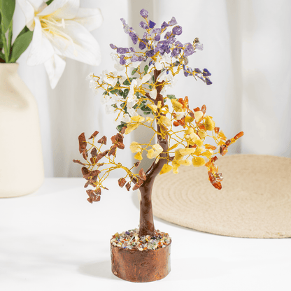 300 Chips Gemstone Tree | 7 Chakra Tree