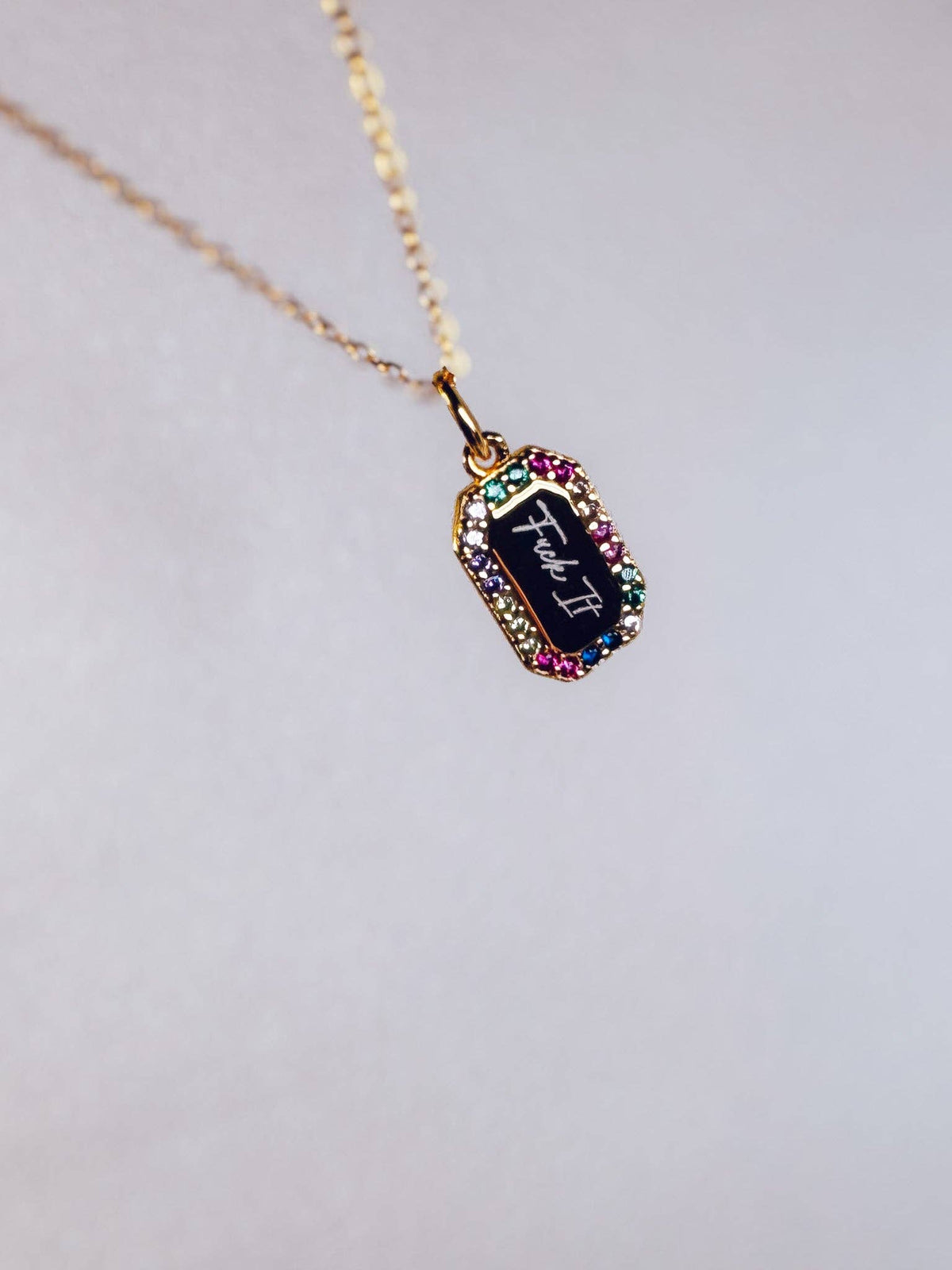 F*ck It Rainbow Necklace