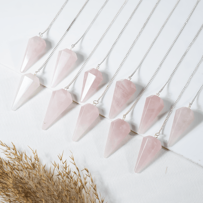 Gemstone Dowsing Pendulum | Chakra Healing Tool | Reiki Tool