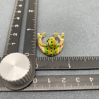 Funny Enamel Tree Frog Ring