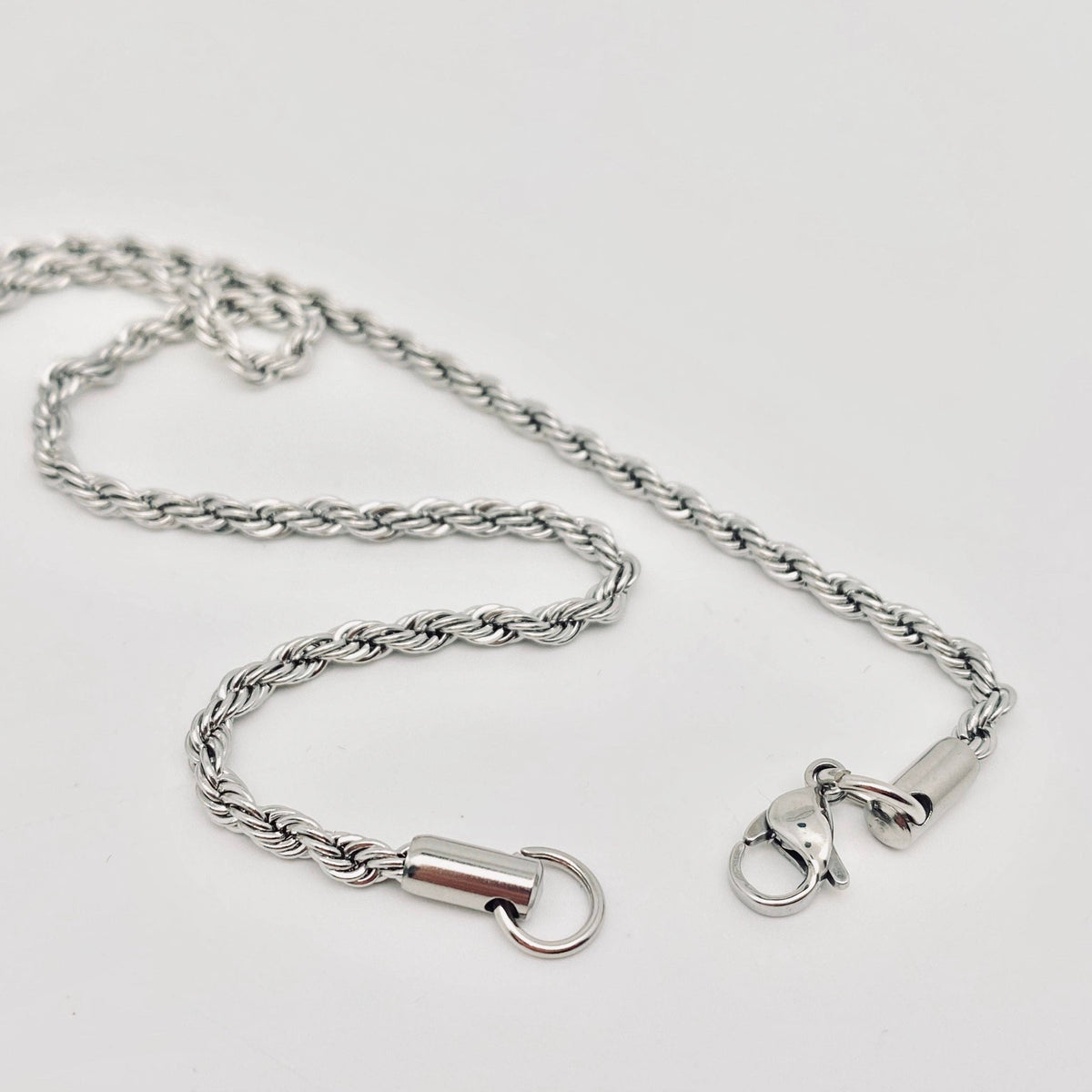 Stainless Steel Twist Chain Necklace