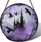 Glass Suncatcher - Haunted Castle