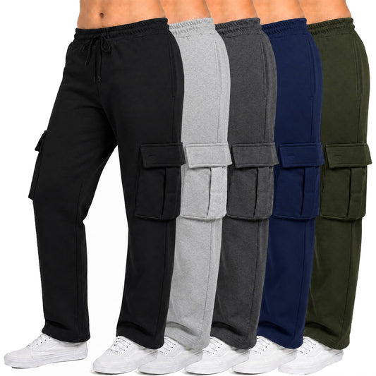 Womens Fleece-Lined Cargo Sweatpant