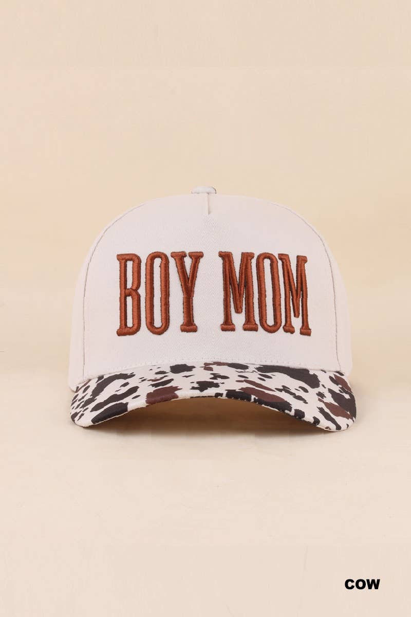 Boy Mom Two Tone Snapback Hat Zenana Consgt.