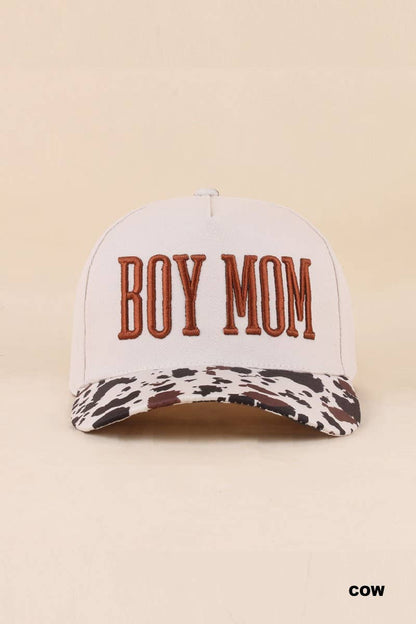 Boy Mom Two Tone Snapback Hat Zenana Consgt.