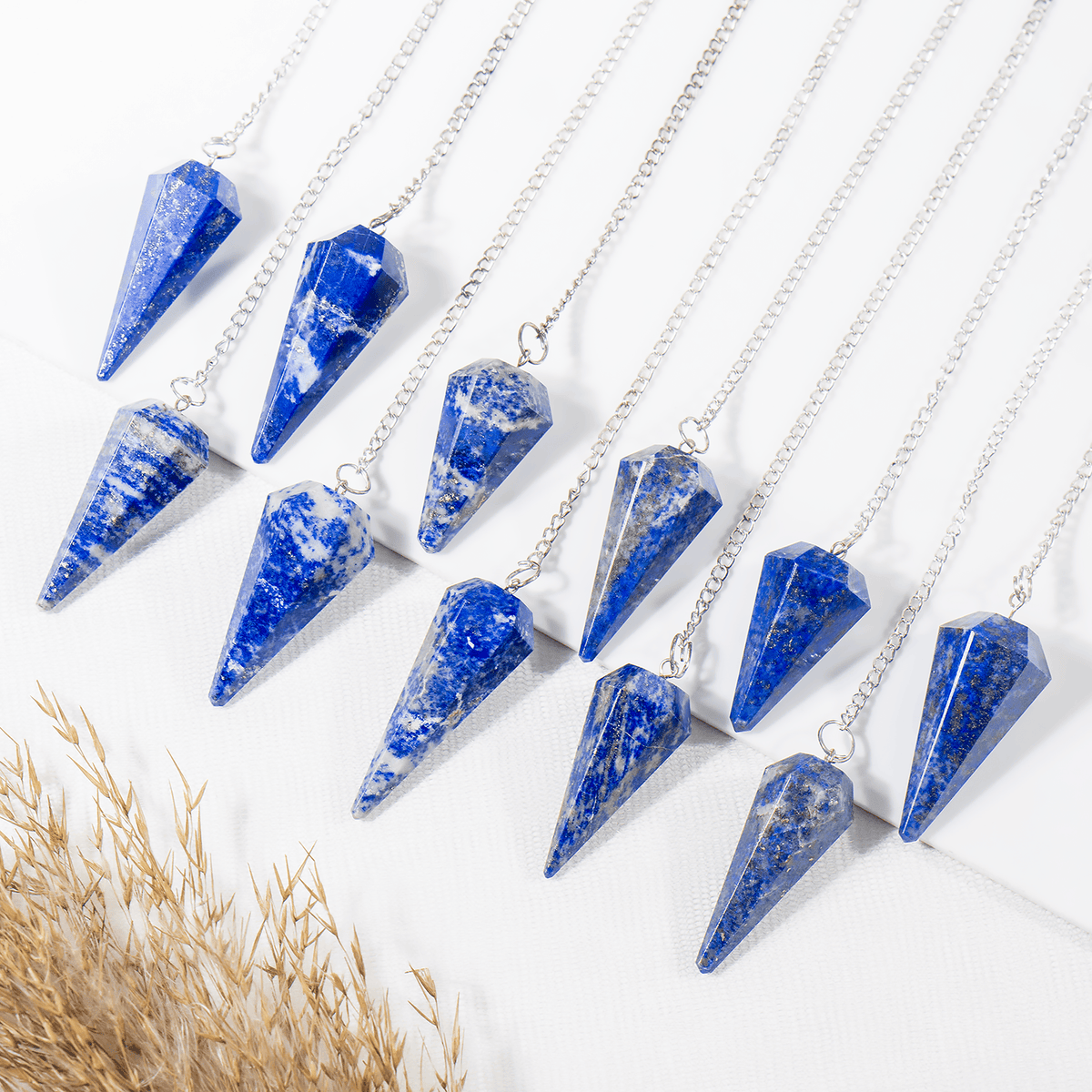 Gemstone Dowsing Pendulum | Chakra Healing Tool | Reiki Tool